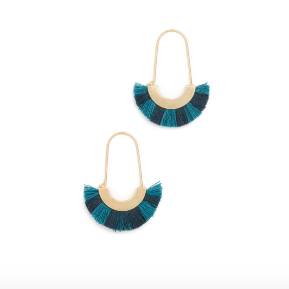 Madewell Arc Wire Fringe Earrings - Picture 5 of 6